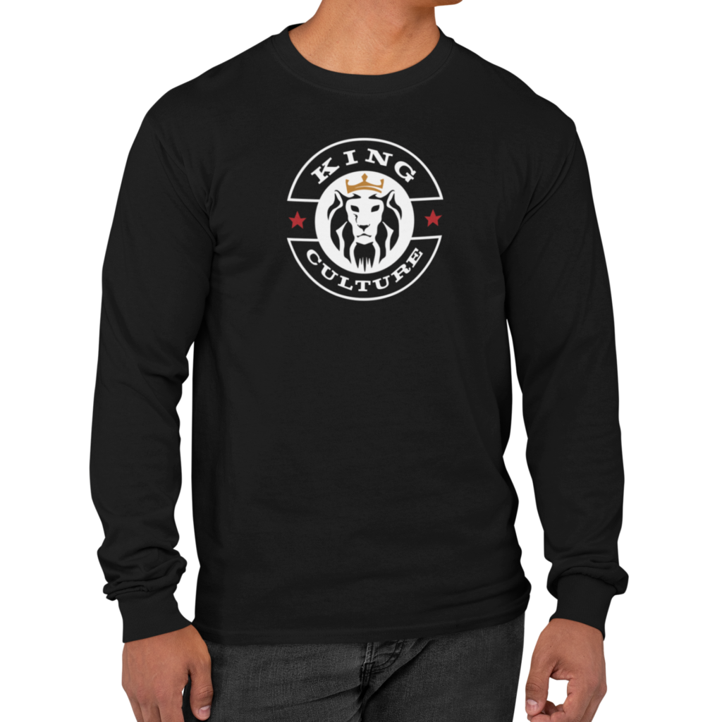 Classic Long Sleeve King Culture Barber Shop, Apparel, Culture
